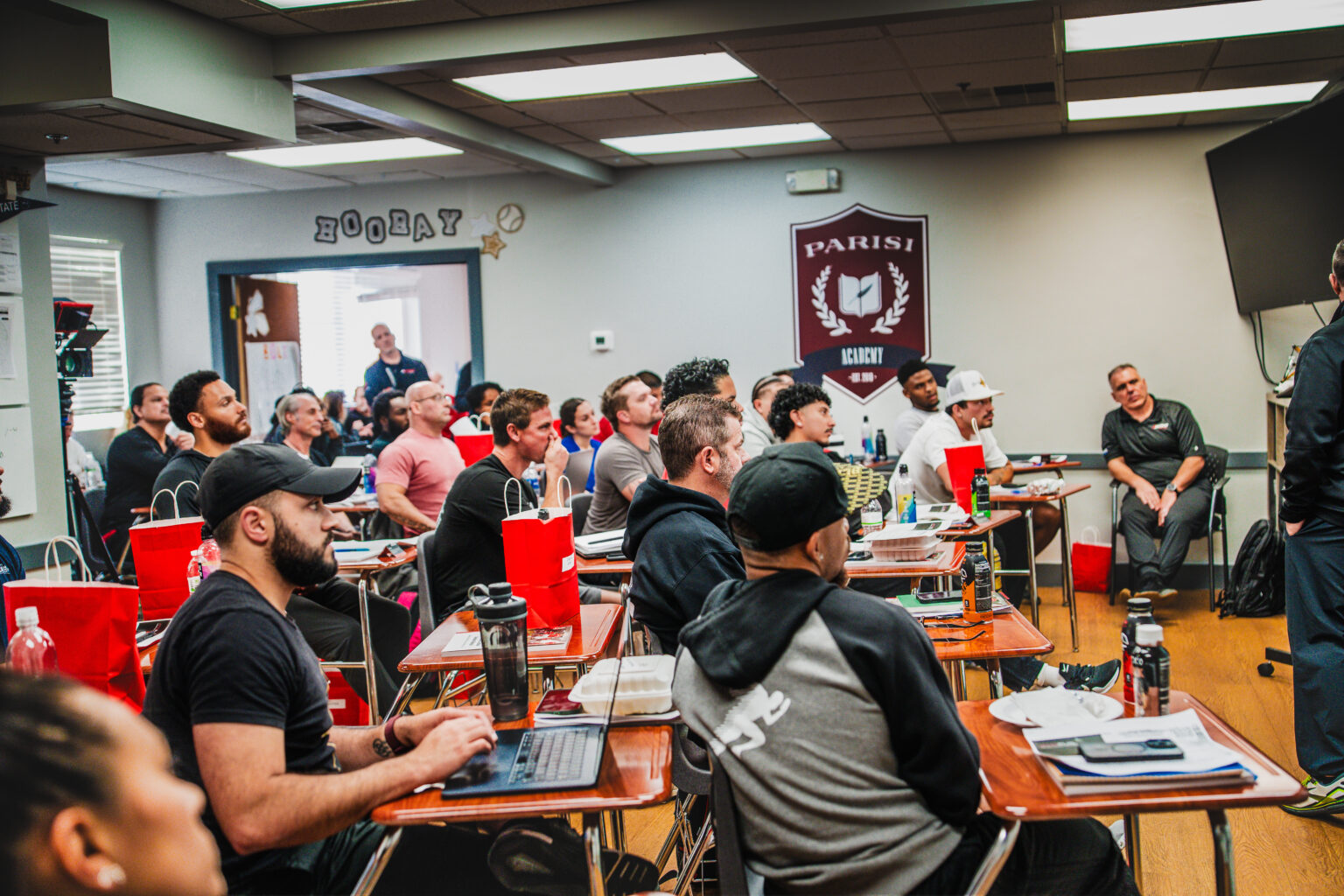 Coaches at a Parisi Speed School certification training